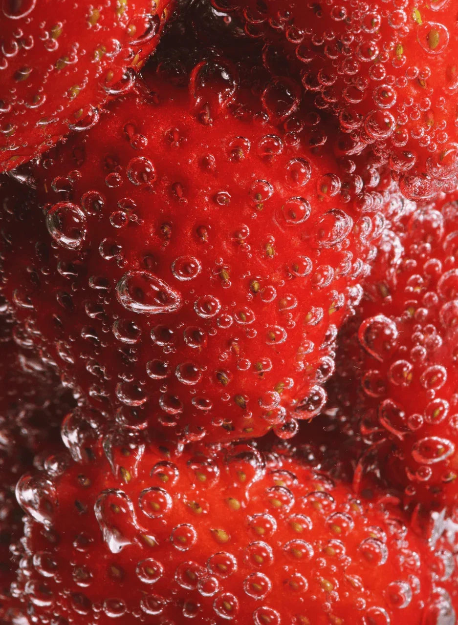 Fraise fraîche dans l'eau - Arôme naturel fruits rouges des pastilles électrolytes